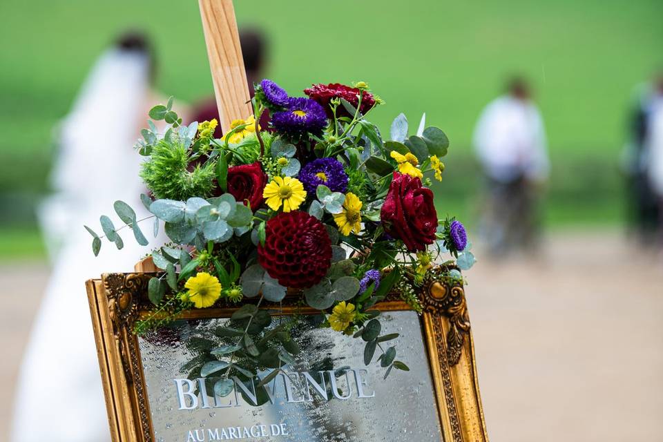 Panneau de bienvenue