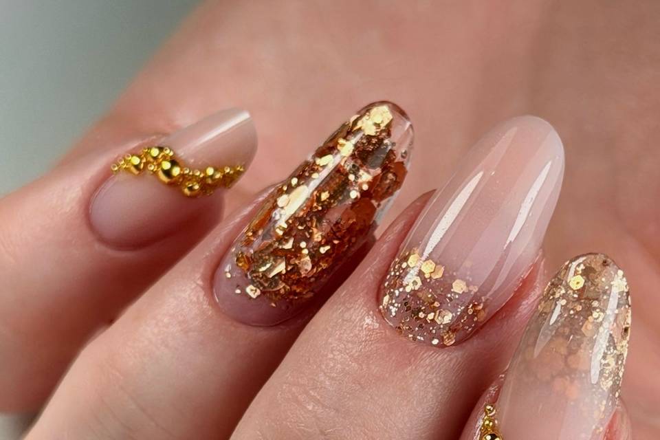 Incrustations paillettes