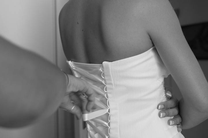 Préparatif de la mariée