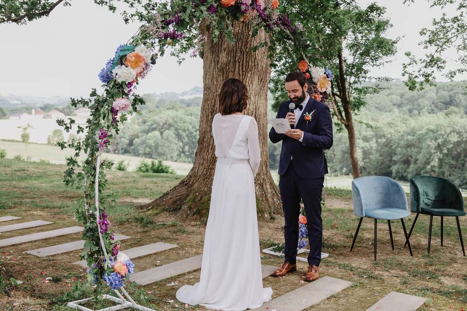 Cérémonie laïque mariage