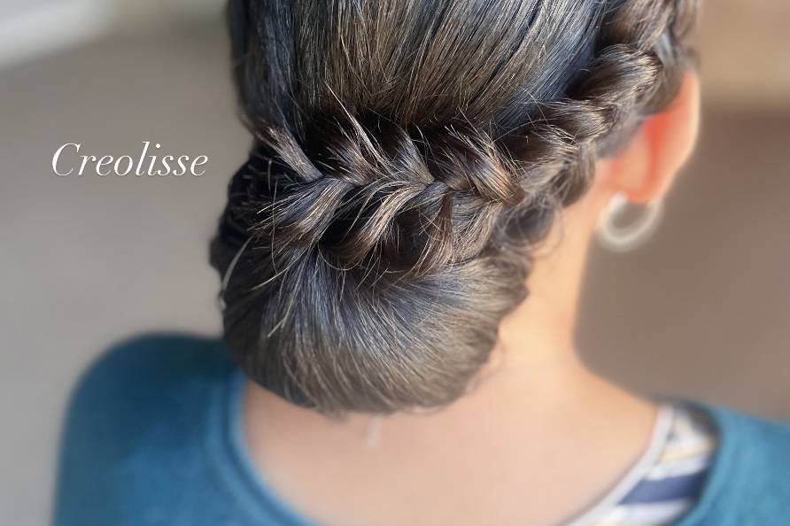 Chignon bas tressé