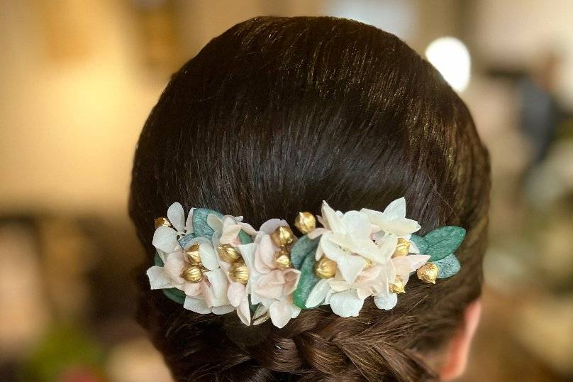 Chignon bas Mariée