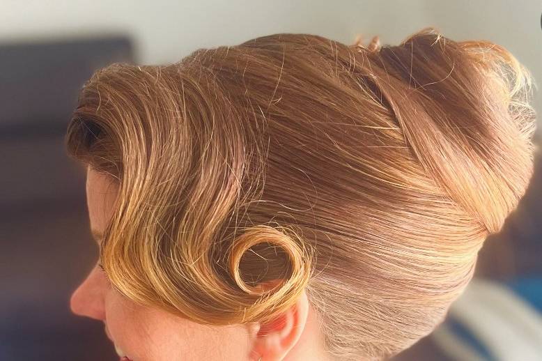 Chignon banane classe