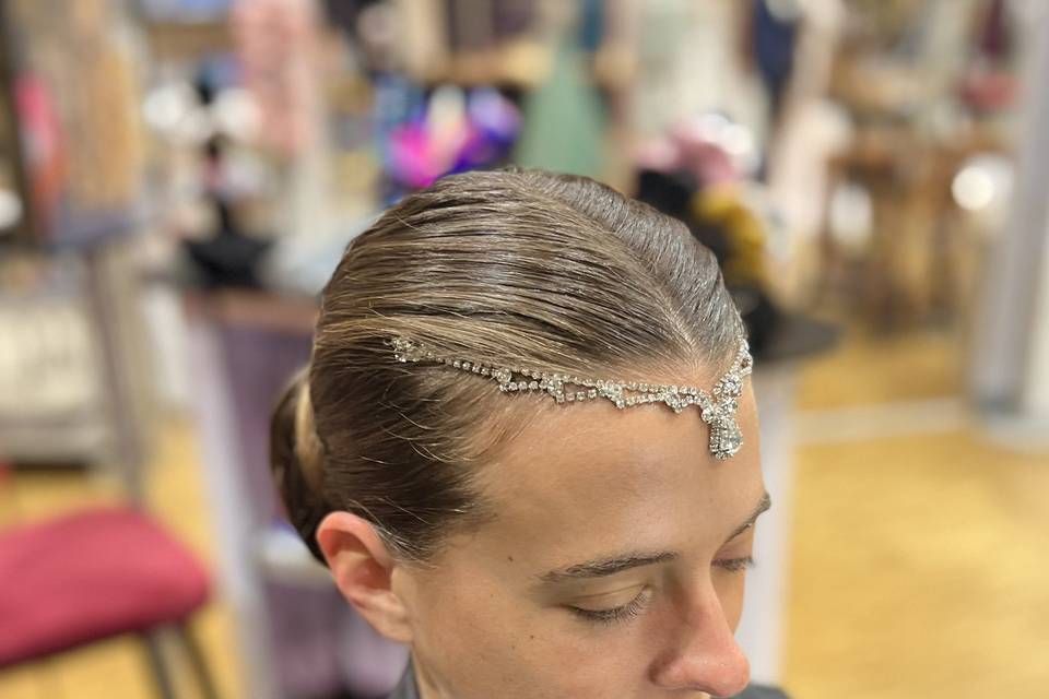 Chignon bas chic