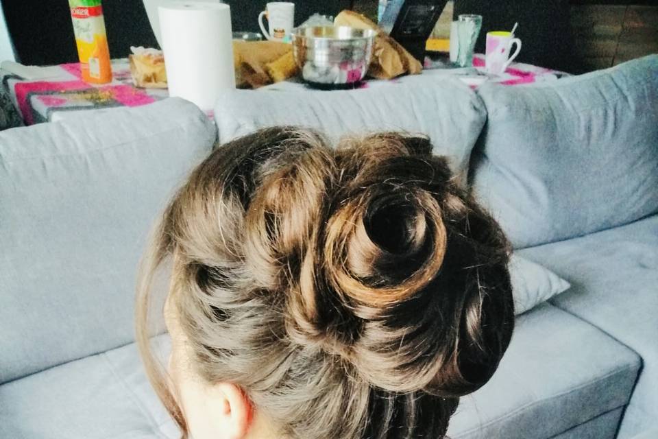 Chignon haut