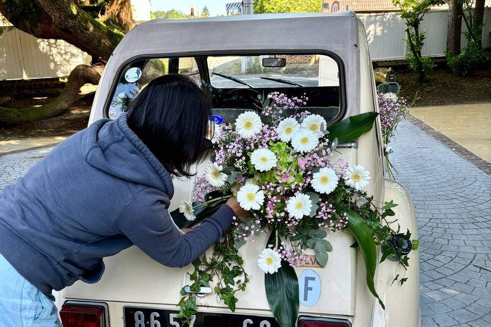 Décoration 2cv