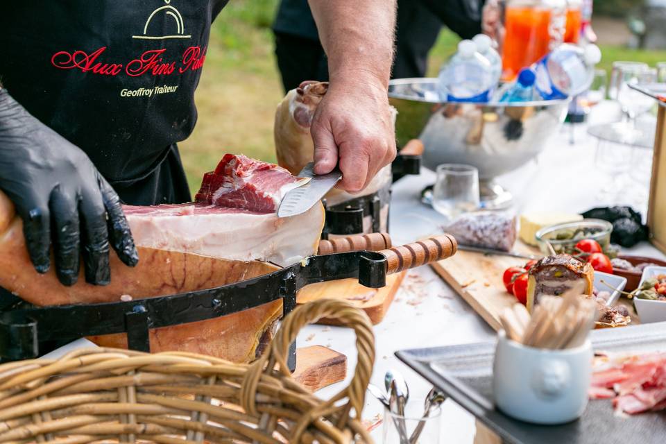 Découpe du jambon