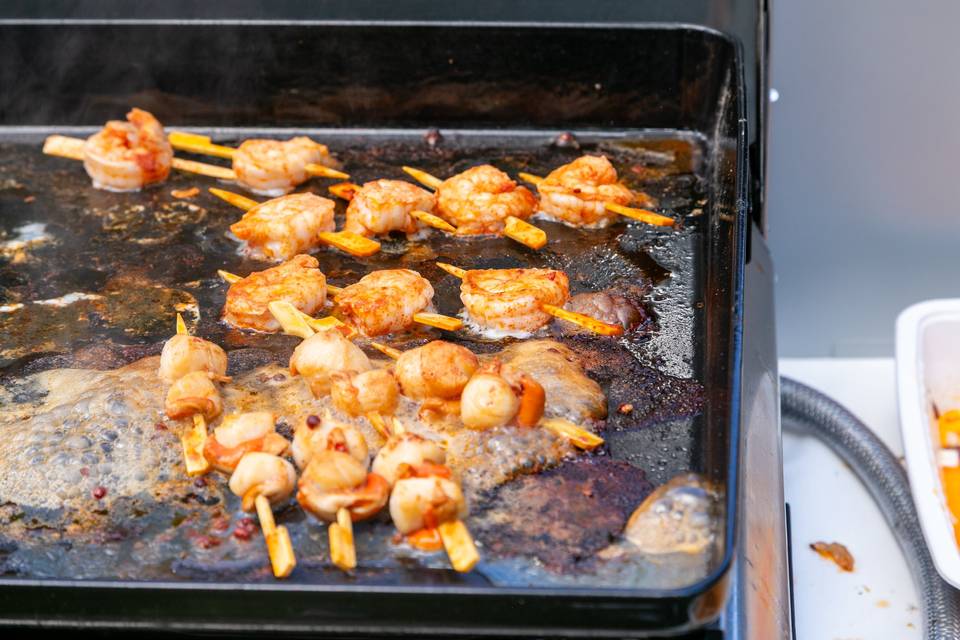 Grillade à la plancha