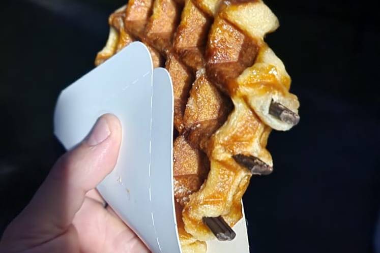 Exemple de gaufre fourrée
