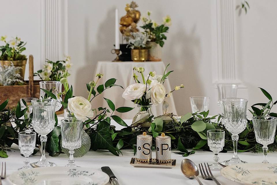 Table mariage hiver