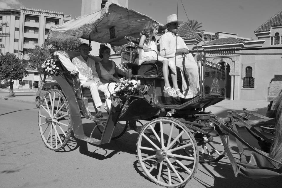 Cortège calèche