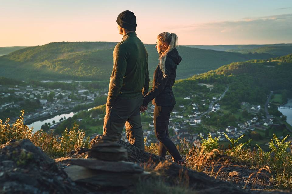 Séance de couple en nature