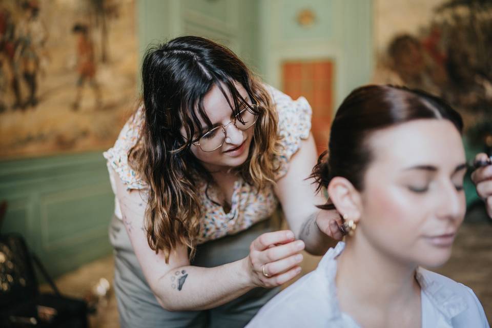 Chignon mariée
