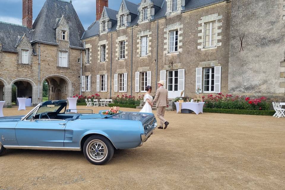 Cabriolet Mustang 67 Blue