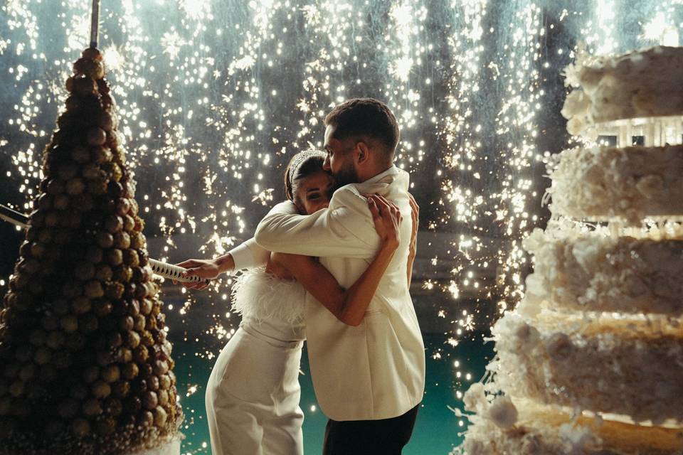 Pièce montée cascade