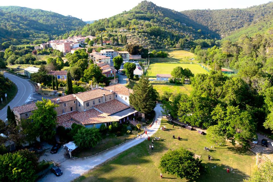 La Bastide vue du ciel
