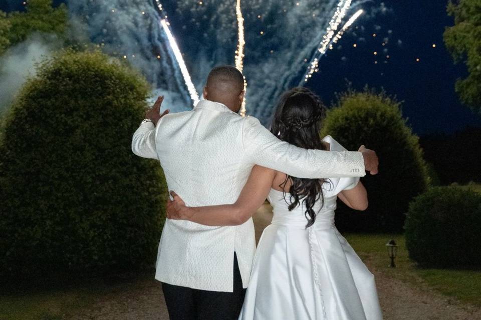 Feu d'artifice de nuit