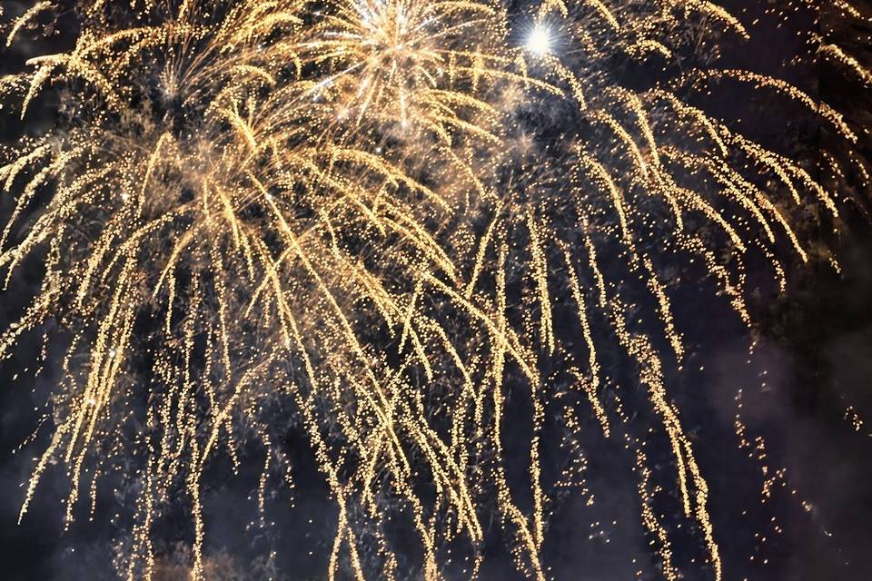 Feu d'artifice de nuit