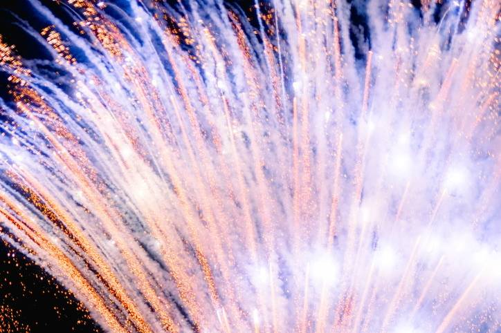 Feu d'artifice de nuit