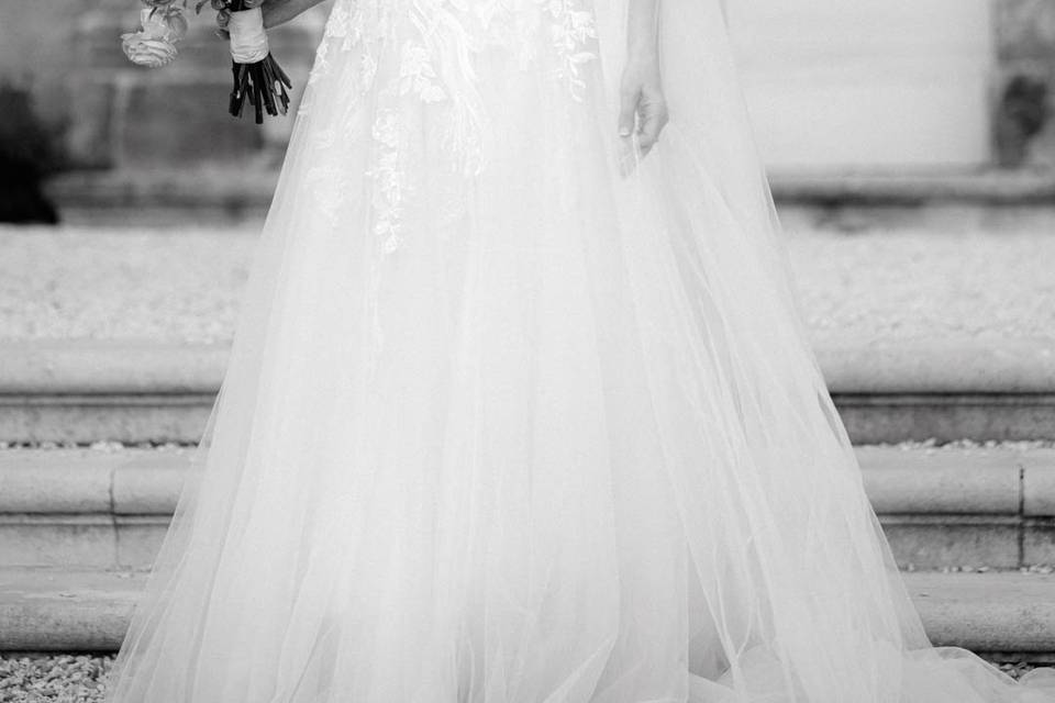 Détail robe mariée
