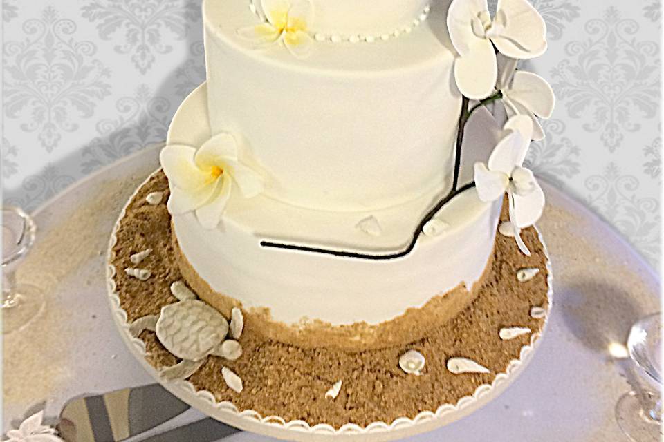 Haut Wedding cake blanc