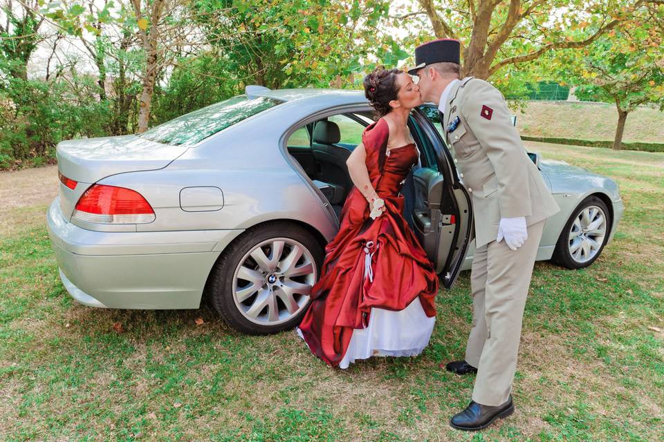 Voiture arrivée