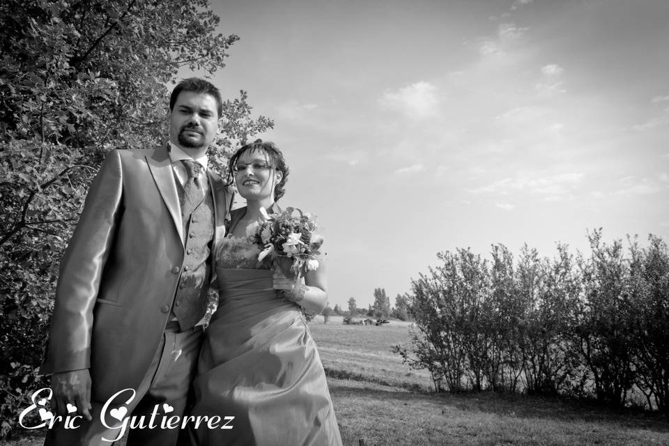 Photo de Couple campagne NB