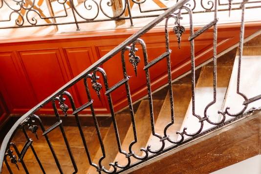 L'escalier du château