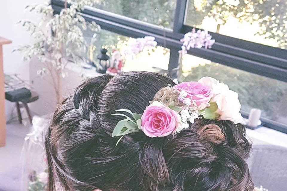 Chignon bohème