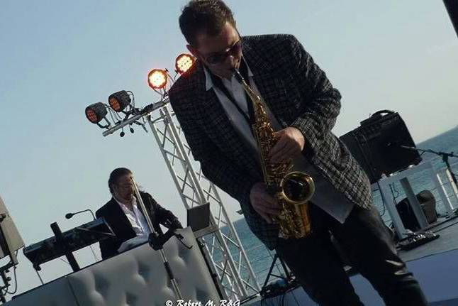 Sax live avec dj à cannes