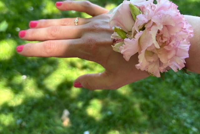 Bracelet fleurs mariage