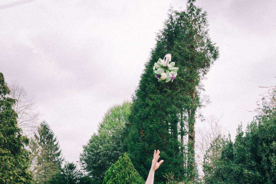 Lancer de bouquet