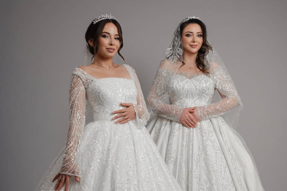 Robe de mariée style libanaise