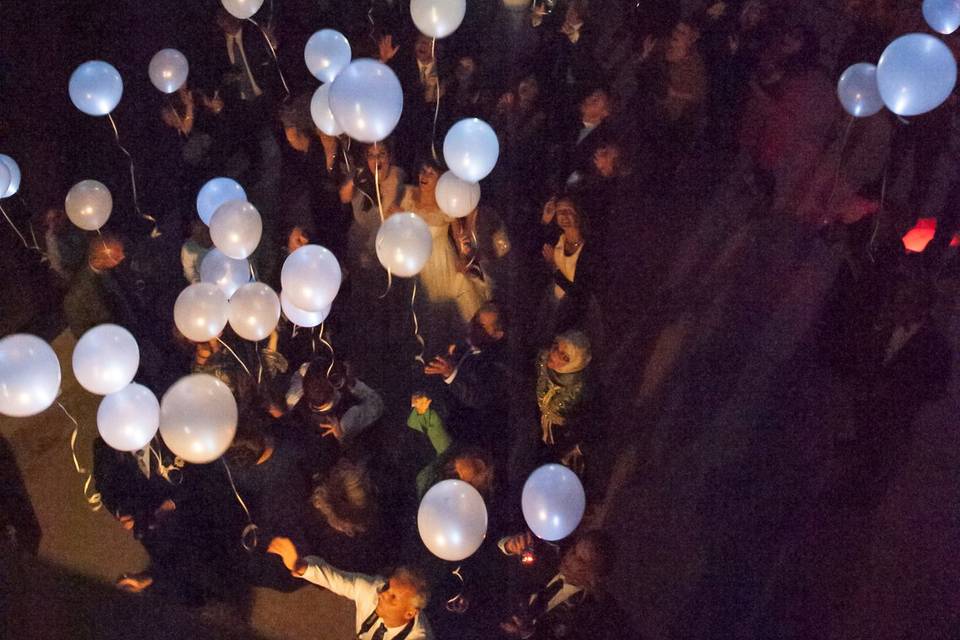 Lacher de ballons à leds