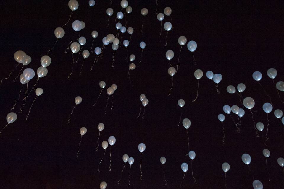 Lacher de ballons à leds