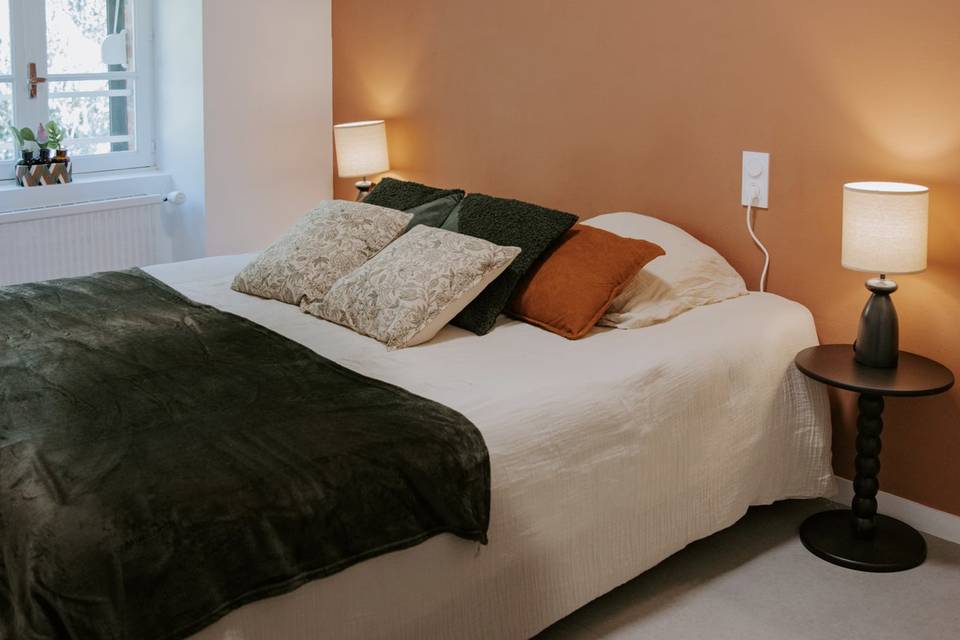 Une chambre de la Villa Meslay