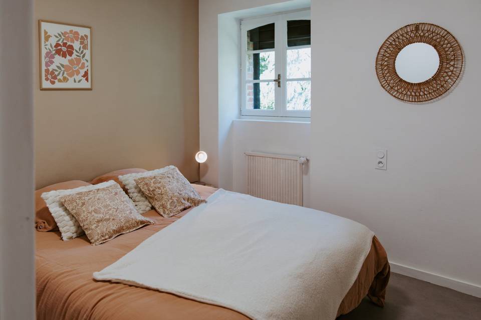 Une chambre de la Villa Meslay