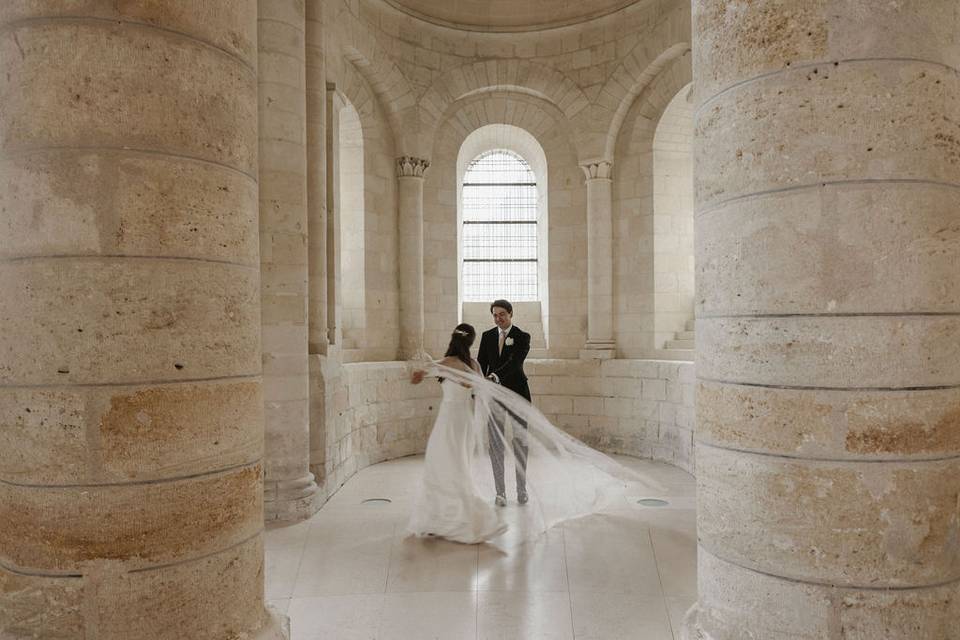 Mariage à Fontevraud