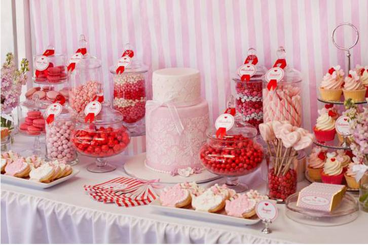 Confection de sweet tables