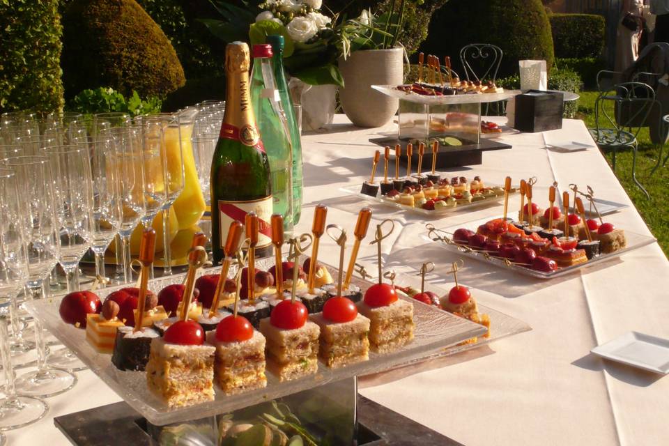 Cocktail jardin à la française