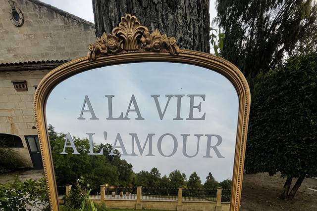 Miroir XXL personnalisable