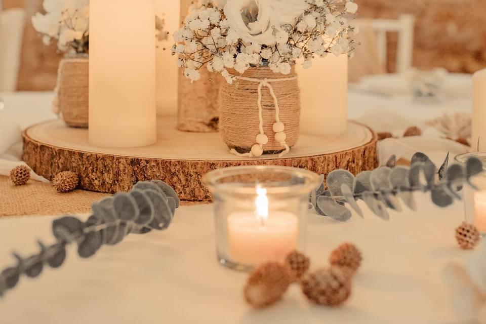 Détails déco de table