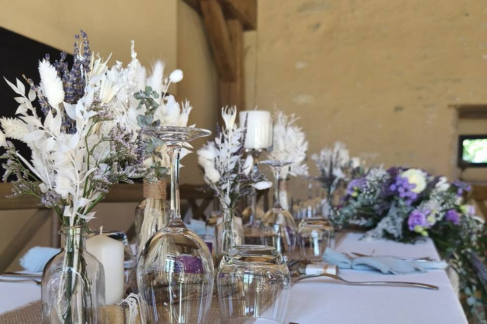 Détail fleurs séchées