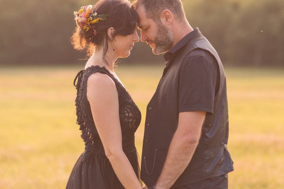 Couple en noir