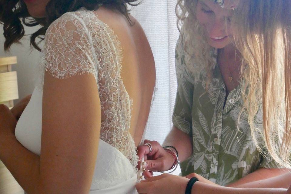 Robe de mariée sur-mesure