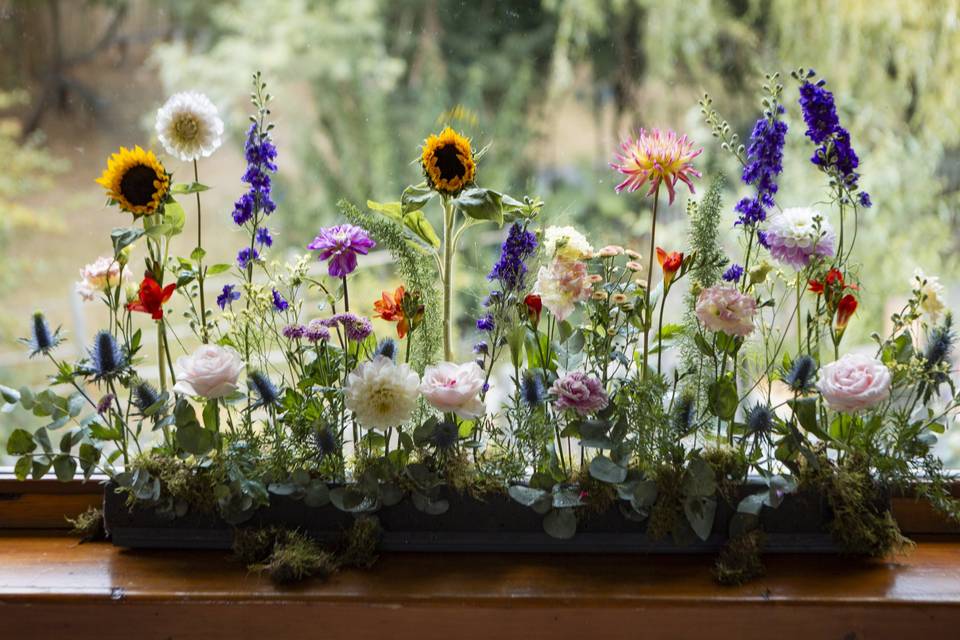 Composition florale mariage
