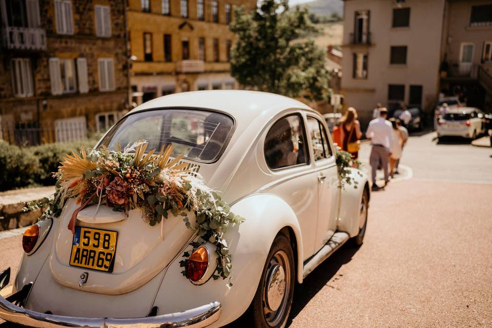 Mariage bohème-chic Beaujolais