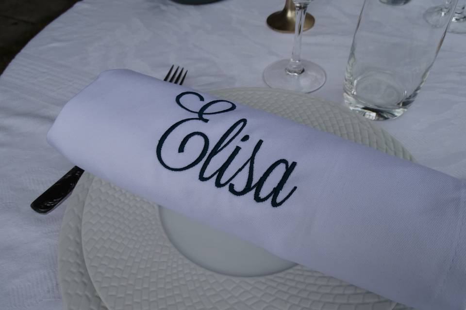 Serviette de table elisa