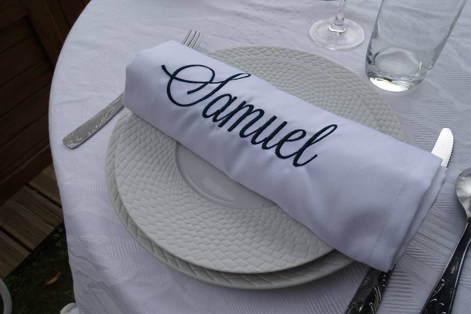 Serviette de table samuel