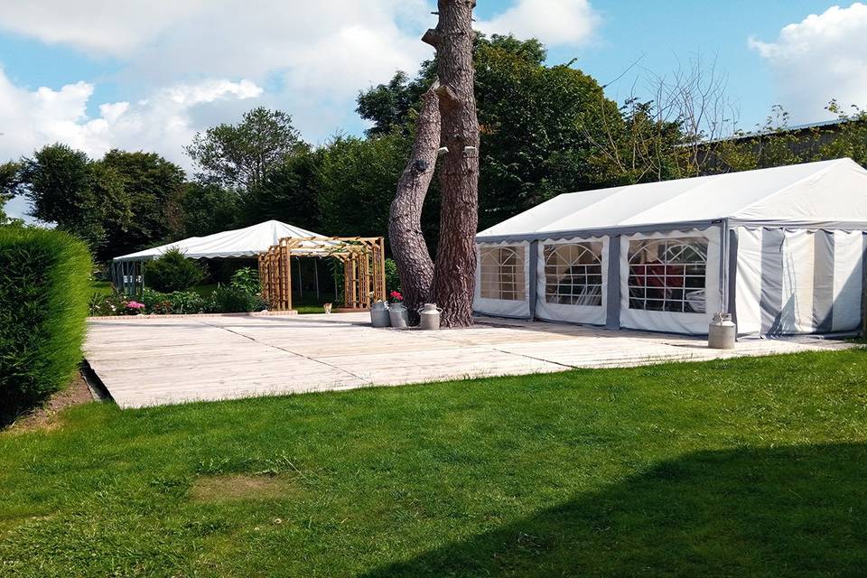 Terrasse pour vin d'Honneur